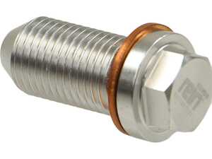 ES#5480625 - 1119970330 - Magnetic Engine Oil Drain Plug With Copper Crush Washer - Priced Each - Monitor the condition of your engine's lubricating system at each service and remove harmful metallic contaminants from imposing premature wear. M14x1.5mm thread - Rein - Mercedes Benz