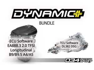 ES#4877202 - 034-103-2790A - 034Motorsport B9/B9.5 Audi A4/A5/Allroad 2.0T Dynamic+ Performance ECU & DL382 DSG Transmission Tuning Bundle - Unleash up to 357HP/396TQ by transforming your Audi B9 A4/A5 with Dynamic+ Tuning - delivering ultimate power, drivability, reliability, and enhanced features! - 034Motorsport - Audi