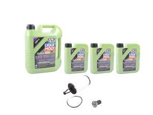 ES#5527505 - LIQMB540OSKT - Liqui-Moly Molygen Oil Service Kit (5w-40) - Full synthetic oil with fluorescent, friction-reducing additive - includes 8 liters of engine oil and oil filter - Assembled By ECS - Mercedes Benz