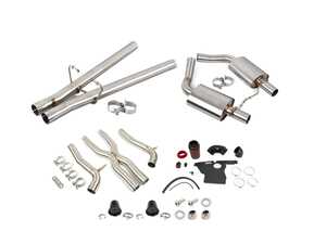ES#5528463 - 041486ECSDBKT - Audi B6 S4 Catback Exhaust & Luft-Technik Performance Intake System - Engineered for maximum power and induction sound! Featuring a sealed aluminum heatshield, silicone inlet hose, and a high-flow conical air filter. - Doorbusters - Audi