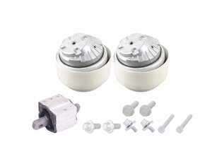 ES#5528607 - 2302400117KT - Engine & Transmission Mount Kit - Includes both engine mounts and transmission mount with hardware - Lemforder - Mercedes Benz
