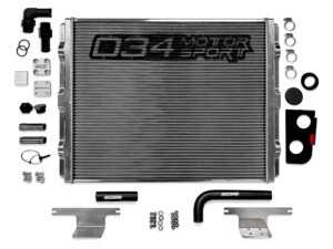 ES#4827878 - 034-102-1010 - Supercharger Heat Exchanger Upgrade Kit  - Stock-location heat exchange upgrade is capable of significantly reducing intake air temperatures. - 034Motorsport - Audi