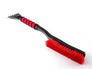 ES#1834244 - 8R0096010A - Ice Scraper With Snow Brush - Red / Black - Get your windows cleared in style this winter with this new ice scraper - Genuine Volkswagen Audi - Audi Volkswagen