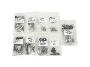 ES#3247700 - ULTMINICSBLK - R53 Cooper S Ultimate Dress-Up Fastener Kit - Gloss Black - 170+ piece kit featuring stainless steel fasteners and billet aluminum beauty washers - ZSPEC Design - MINI