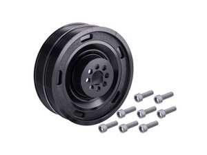 ES#5492278 - 06E105251F - Crankshaft Pulley - With Bolts - Direct OE replacement crankshaft pulley to restore accessory drive function and cure the infamous 3.0T harmonic balancer separation failure. Includes all necessary new torque-to-yield mounting hardware. - Febi - Audi