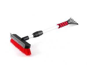 ES#1834246 - 8R0096010C - Long Reach Ice Scraper With Snow Brush - Red / Black - (NO LONGER AVAILABLE) - Get your windows cleared in style this winter with this new ice scraper - Genuine Volkswagen Audi - 