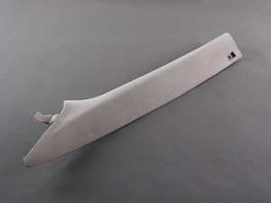 ES#111446 - 51437006839 - "A" Pillar Trim - Left - Hellgrau/Light Gray, located next to the windshield - Genuine BMW - BMW