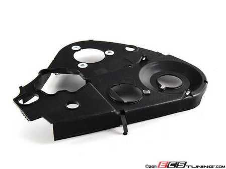 ES#275062 - 038109145D - Upper Timing Belt Cover - Rear Section - Mounts behind timing belt driven gears - Genuine Volkswagen Audi - Volkswagen