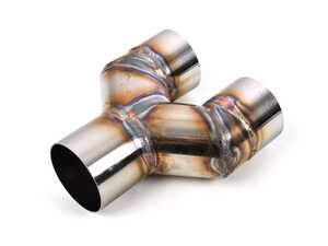 ES#5457411 - VTD.YPIPE.63MM - Universal Y Pipe Adapter - 2.5" (63mm) - Perfect for when you need to connect a single muffler to dual piping or add two tips to your single muffler! - Valvetronic Designs - Audi BMW Volkswagen Mercedes Benz MINI Porsche