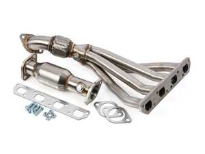 ES#4616058 - 130.08.53.550 - Manifold/Downpipe/Header High Flow Sport Cat Header   1300853550 - Replacement for the stock exhaust manifold: Newer Design - Racing Dynamics - MINI
