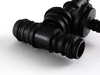 ES#2214901 - 06A198299 - Crankcase Breather Hose Kit - (NO LONGER AVAILABLE) - Includes the "L" & "T" shaped breathers and tube with hardware - Assembled By ECS - 