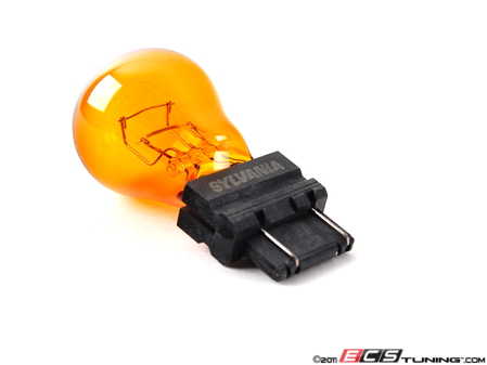 ES#468285 - N10475902 - 3157 Dual Filament Bulb - Amber - Priced Each - (NO LONGER AVAILABLE) - Get your exterior lights shining bright again. 12V-27/7W - Genuine Volkswagen Audi - 