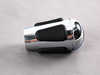 ES#47944 - 25162282210 - E46 M3 SMG Shift Knob - Schwarz Leather - Chrome knob with black leather inserts - Genuine BMW - BMW