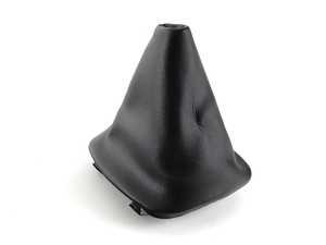 ES#46674 - 25111221306 - Gear Shifter Boot - Schwarz/black imitation leather/vinyl - Genuine BMW - BMW