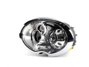 ES#3032373 - 63127198740 - Headlight Assembly - Xenon - Right - (NO LONGER AVAILABLE) - Mounts to the front hood section. - Hella - 