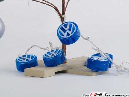 ES#2136985 - 19402 - Party Lights - (NO LONGER AVAILABLE) - 10 VW light up logos on a 12-foot strand - DriverGear - 