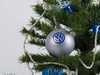 ES#2500708 - 18003 - Volkswagen Ornament - Silver - (NO LONGER AVAILABLE) - Decorate for the holidays, the VW way! - DriverGear - 