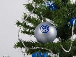 ES#2500708 - 18003 - Volkswagen Ornament - Silver - (NO LONGER AVAILABLE) - Decorate for the holidays, the VW way! - DriverGear - 
