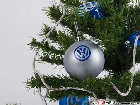 ES#2500708 - 18003 - Volkswagen Ornament - Silver - (NO LONGER AVAILABLE) - Decorate for the holidays, the VW way! - DriverGear - 