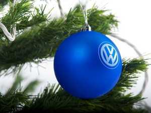 ES#2500709 - 18000-dg - Volkswagen Ornament - Blue - (NO LONGER AVAILABLE) - Decorate for the holidays, the VW way! - DriverGear - 