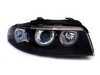 ES#261520 - HXAUA4B6HL-AEB - Smoked Angel Eye Halogen Headlight Set - (NO LONGER AVAILABLE) - Featuring an H7 main beam projector - Depo - 