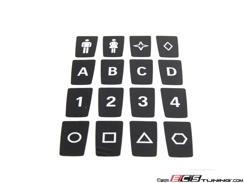 Genuine BMW - 71239178687 - LABEL KEY MEMORY (71-23-9-178-687)