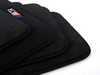 ES#194704 - 82110029231 - E46 ///M3 Carpeted Floor Mat Set - Anthracite - Complete set of four black carpet floor mats with M3 logo. - Genuine BMW - BMW