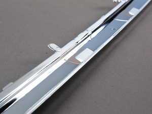 ES#75738 - 51121908076 - Chrome Rear Bumper Trim - Right - Replace your bent, scuffed, or missing trim - Genuine BMW - BMW