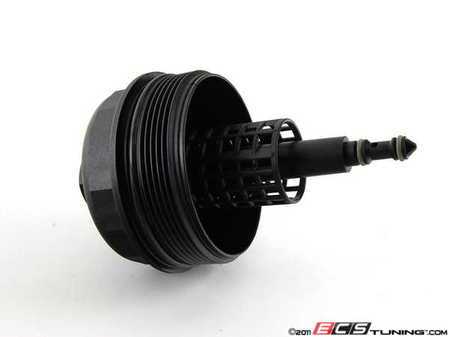 ES#23934 - 11421744000 - Oil Filter Housing Lid - Includes sealing o-ring - Genuine BMW - BMW