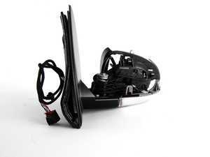 ES#319400 - 1K1857507DC9B9 - Mirror Assembly - Left - Mirror housing, electric adjustment and heated, does not include painted cover  - Genuine Volkswagen Audi - Volkswagen