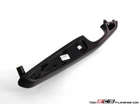 ES#100188 - 51417904069 - Front Left Armrest - Schwarz/Black Cube Aluminum - (NO LONGER AVAILABLE) - Fits both coupe and convertible models - Genuine BMW - 