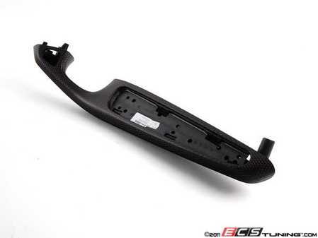 ES#100189 - 51417904070 - Front Right Armrest - Schwarz/Black Cube Aluminum - (NO LONGER AVAILABLE) - Fits both coupe and convertible models - Genuine BMW - 