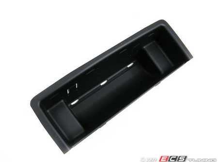 ES#84039 - 51167154481 - Center Console Storage Cubby - Rear - Black - Located in the rear seat location of center console - Genuine BMW - BMW
