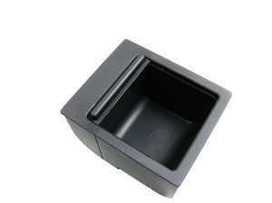 ES#85979 - 51168159698 - E39 Center Console Storage Compartment - Black - Located just forward of the center armrest; includes sliding cover. - Genuine BMW - BMW