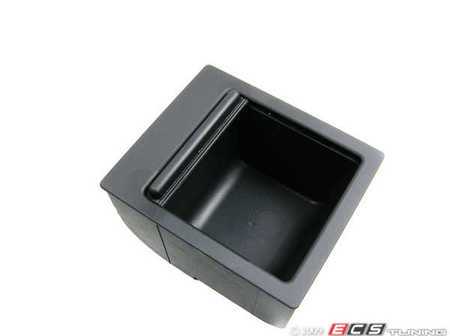 ES#85979 - 51168159698 - E39 Center Console Storage Compartment - Black - Located just forward of the center armrest; includes sliding cover. - Genuine BMW - BMW