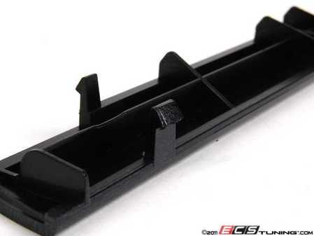 ES#86408 - 51168185256 - Instrument Panel Cover - (NO LONGER AVAILABLE) - The plastic cover that hides fasteners of your center console instrument panel. Cubic Finish - Genuine BMW - 