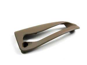 ES#113750 - 51438176287 - Left Seat Belt Trim Cover - Beige - Replace the trim surrounding the inner door handle and restore your vehicle's look - Genuine BMW - BMW