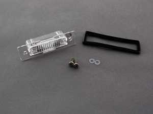 ES#2138739 - 63261372763 - License Plate Light Lens - Priced Each - Includes gasket, lens, and hardware. - Genuine BMW - BMW