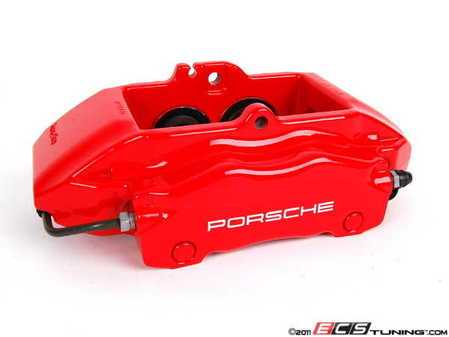 ES#9134 - 99635142611 - Front Brake Caliper - Red - Right side fitment - Genuine Porsche - Porsche