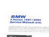 ES#2500925 - B503 - BMW e39 5 Series (1997-2003) Service Manual - A comprehensive must-have for any do-it-yourselfer! Includes 2072 pages of maintenance, service, and repair information in a two book set! - Bentley - BMW