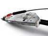 ES#3629 - 3A0839461B - Window Regulator - Left Rear - Does Not Include Window Motor - OE Aftermarket - Volkswagen