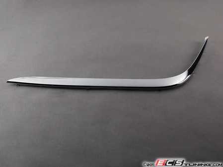 ES#75125 - 51118125437 - E38 Chrome Bumper Trim - Left - Located on the front bumper - Genuine BMW - BMW