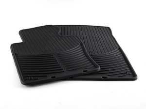 ES#196733 - 82550136372 - Front All Weather Rubber Floor Mat Set - Black - Keep your BMW's carpet protected from slush and mud - Genuine BMW - BMW