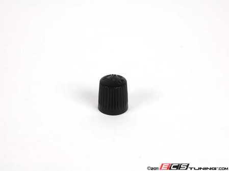ES#1446515 - 95536116300 - Valve Stem Cap - Priced Each - Black plastic valve stem screw on cover - Genuine Porsche - Porsche