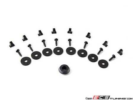 ES#2167415 - 191898101 - Complete Fender Liner Hardware Kit - A complete kit to install one fender liner on your MkII - Genuine Volkswagen Audi - Volkswagen