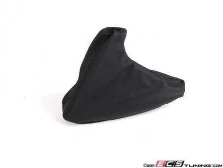 ES#62130 - 34408227928 - E46 Leather Parking Brake Boot - Black - Replace worn and torn e-brake boots to restore your interior's good looks - Genuine BMW - BMW
