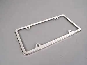 License Plate Frame - Polished