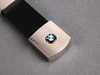 ES#11390 - 80230395068 - BMW Key Chain  - (NO LONGER AVAILABLE) - Pull style leather key chain with the BMW roundel - Genuine BMW - 
