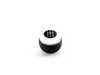 ES#47278 - 25117530769 - MINI Gear Shift Knob 5 Speed Leather / Chrome - Upgrade your shift knob and add some leather - Genuine MINI - MINI