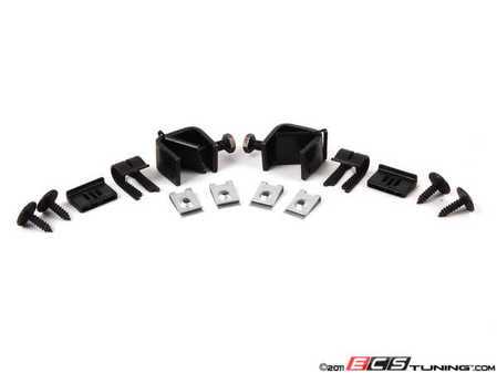 ES#323052 - 1KM075711 - Splash Guard Hardware Installation Kit - Front  - Includes bolts and fasteners needed for OEM mudflap install - Genuine Volkswagen Audi - Volkswagen